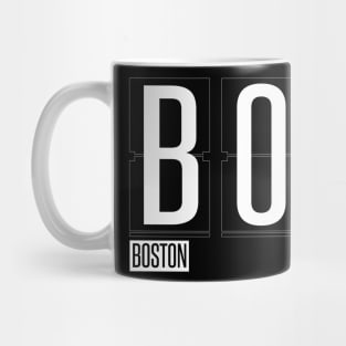 BOS - Boston USA Airport Code Souvenir or Gift Shirt Apparel Mug